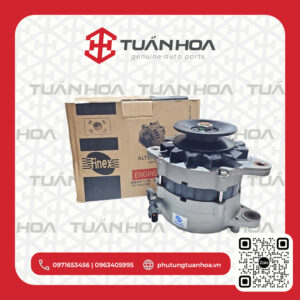 Máy phát Hyundai 6D22 1 buly có tài nhiệt đuôi sắt